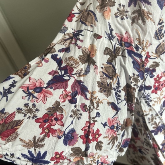 Umgee Multicolor Floral Boho  Tunic Lace, Size Medium - Picture 3 of 6